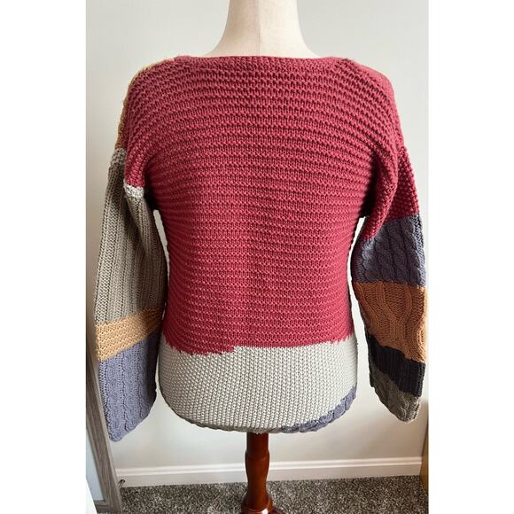 Vintage Marisa Canvas Chunky Knit Wool Cardigan Medium - Picture 5 of 9